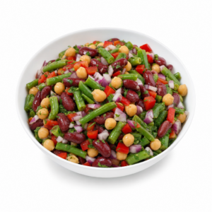 Hausgemachter Bohnensalat