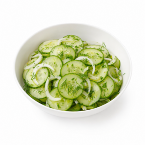 Hausgemachter Gurkensalat