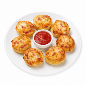 Pizzabrötchen - 8 Stück (Schinken und Käse)